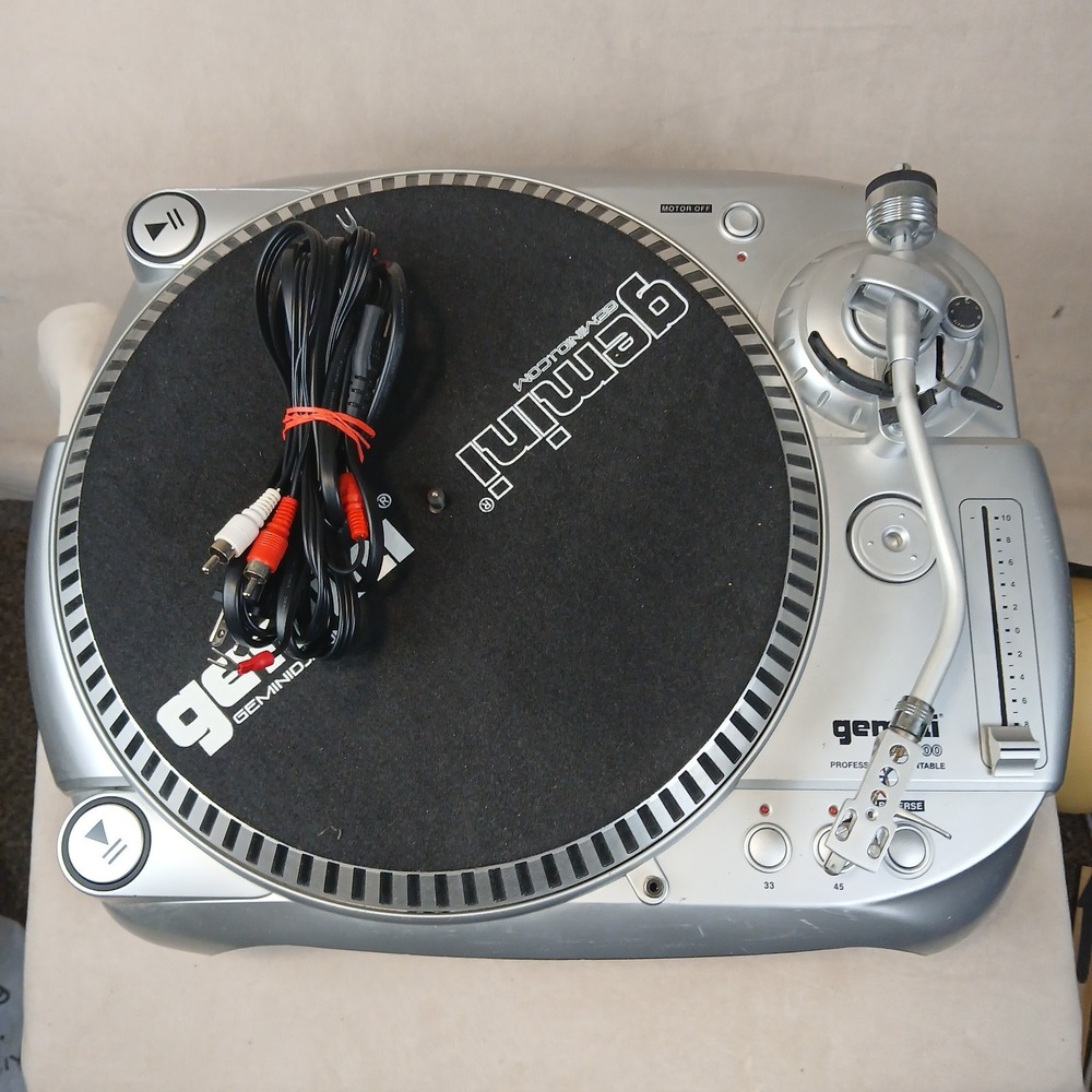 Gemini TT-2000 High Torque Direct Drive Turntable WORKS Ortofon DJ Qbert Needle